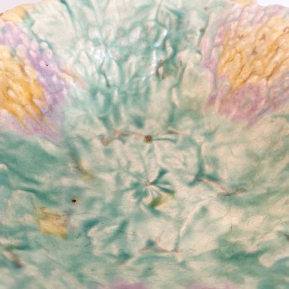 Antique Ceramic Avon Ware England Pastel Floral Candy Dish 1930s Great Condition - Picture 4 of 8